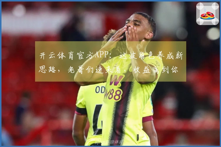 开云体育官方APP：这波角色养成新思路，老哥们速来看，收益高到你不敢信！